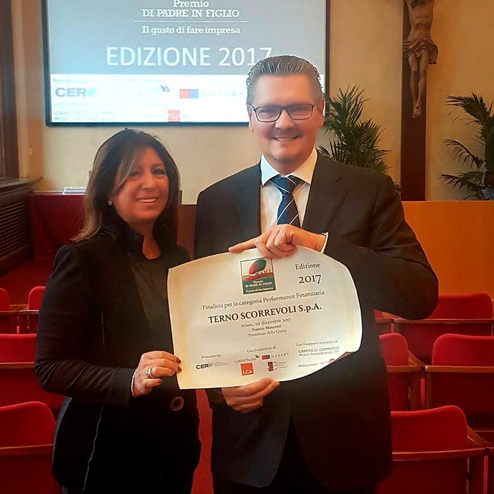 Giovanni Terno, con la moglie Maria Adele